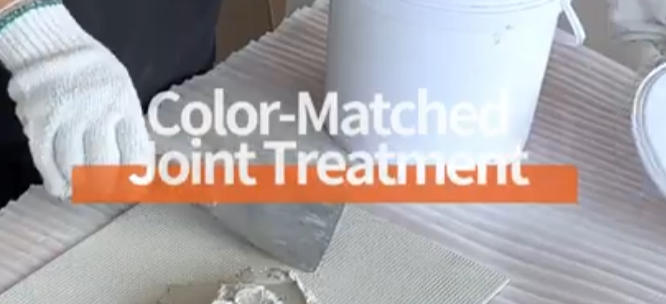Color Matched Joint Treatment